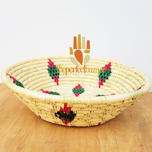 Cesta de Almacenamiento en Forma de Diamante, Multiusos, de Hierba Natural Moonj, Cesta Abierta, Ecológica, Duradera, Mini, Multiusos - Product Image 4