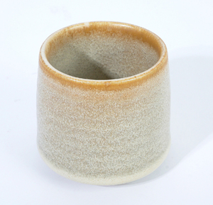 Beige Sand Glaze <b>Ceramic</b> Tea <b>Cup</b> 7x7.5cm for Restaurant Hotel Cafe Tableware Tea Water Sake Serving - Product Image 1