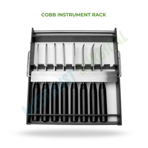 Support d'instruments Cobb pour la chirurgie neurochirurgicale de la colonne vertébrale, organisateur d'élévateurs Cobb, support de stérilisation - Product Image 2