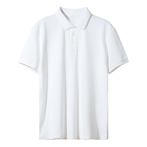 เสื้อโปโลผู้ชายแขนสั้นผ้าฝ้ายลำลอง - Product Image 5