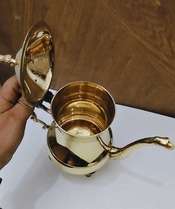 Bouilloire à thé artisanale, cafetière Dallah ornée, pot à café décoratif en laiton, écologique, style américain, capacité 1,8 L, décoration de cuisine, pot à café - Product Image 6