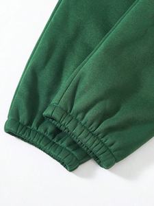 Pantalones deportivos para mujer con pedrería, tejido de mezcla de algodón y poliéster de primera calidad, cintura elástica con cordón ajustable. - Product Image 5