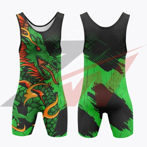 Vente en gros usine – Maillot de lutte extensible personnalisé pour adulte – Spandex/Polyester à séchage rapide pour la musculation et le powerlifting - Product Image 6
