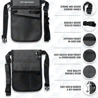Gris infirmière ceinture utilitaire ceinture médicale complète Kit utilitaire Pack poche organisateur pochette hanche sac fournitures de soins infirmiers organisateur