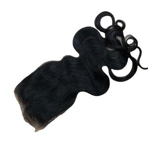 water wavy Closure Transparent lace High Quality Vietnamese VIRGIN Remy Hair HUMAN HAIR EXTENSION at wholesale price - Product Image 1