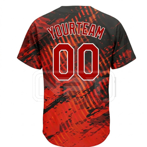 Maillot de baseball personnalisé pour hommes à prix de gros, avec logo sur mesure et design personnalisé - Product Image 3