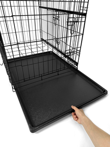 Sağlam Metal Köpek Kafesi, Çekmeceli Tepsi, Kolay Saklama, Yüksek Kaliteli Köpek Kafesi Satılık - Product Image 5