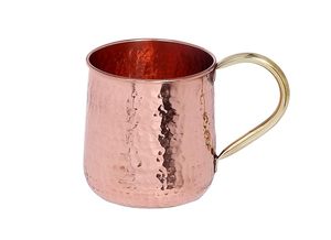 Elegant Copper Moscow Mule <b>Mugs</b> With Durable Construction Ideal For Refreshing Drinks At Kitchen Bar And Events - Product Image 3