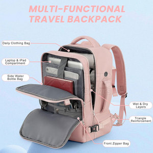 Premium Quality Large Capacity Zipper Closure Waterproof Polyester Travel Backpack Durable Soft Handles for Outdoor Daily Use - Product Image 4