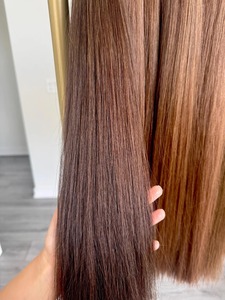 Extensiones de Cabello Humano con Reflejos Ceniza Más Vendidas, Cabello Virgen Premium, Suave y Elegante, para Uso en Salón, Disponible para la Venta - Product Image 1
