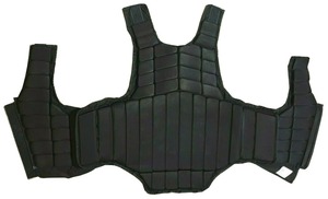 Chaleco de Seguridad para Equitación, Protector Corporal para Mujer, Ajustable, con Cordones Laterales, Acolchado, con Protección Contra Impactos, Estampado a Rayas, Negro - Product Image 5