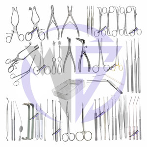 Juego de 54 Piezas de Instrumentos Quirúrgicos Manuales de Acero Inoxidable para Mastoidectomía, Kit de Cirugía ORL - Product Image 2