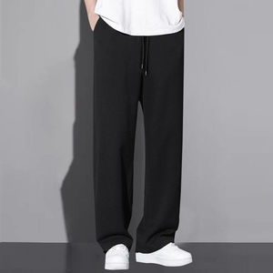 Pantalon décontracté pour femme très demandé, dernière collection, avec taille confortable à cordon de serrage, coupe délavée pour l'hiver, en vente - Product Image 6