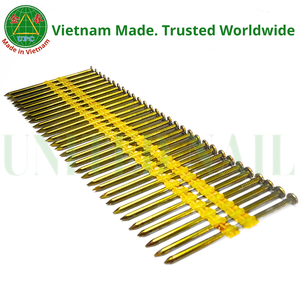 ตะปูเหล็กสำหรับโครงสร้างขนาด 21 องศา 3.0x76 มม. จำนวน 4000 ชิ้น แบบเกลียวพร้อมเคลือบสีเหลือง ผลิตภัณฑ์จากโรงงานชั้นนำของเวียดนาม - Product Image 4