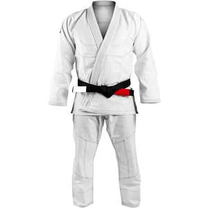 Uniforme de Competición de BJJ Gi, 100% Algodón, Logotipo Frontal Personalizado, Kimono OEM, Equipo de Entrenamiento de Artes Marciales de Pakistán - Product Image 3