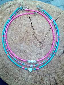 สร้อยคาดเอวเม็ดลูกปัดสีเขียวประดับมุกหินธรรมชาติ เครื่องประดับร่างกายสำหรับฤดูร้อน ชุดชายหาด เข็มขัดสำหรับผู้หญิง บิกินี่ เครื่องประดับตกแต่ง - Product Image 2