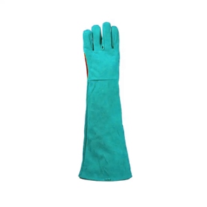 Gants de sécurité anti-coupure certifiés EN388 en cuir de vachette pleine fleur, doublés coton, résistants à la chaleur, à manches longues, pour la manipulation des animaux et le barbecue - Product Image 3