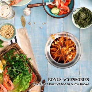 7.1*7.1*9.7in Smokeless Blue Fire Pit - Product Image 5