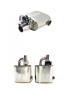 Nouveau silencieux universel à valve (type côté RS-h) avec valve EVC à vide en acier inoxydable 304 (personnalisable OEM) - Échappement haute performance - Product Image 1