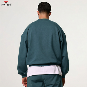 Sweat-shirts en molleton 100 % coton, personnalisables avec logo brodé ou imprimé, de qualité supérieure, écologiques, pour l'hiver – Vente chaude - Product Image 2