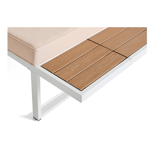 High <b>End</b> Villa Courtyard Outdoor Garden <b>Sofa</b> Set Powder Coated Metal Frame Cushioned Patio Couch Furniture with <b>Table</b> - Product Image 4
