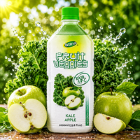 Topkwaliteit Koolkoolappelsap NFC, 1L fles, gepersonaliseerd logo mogelijk, niet-GMO, HALAL gecertificeerd