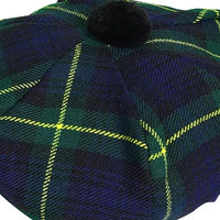 Gorro Clásico para Hombre Gordon TAM O SHANTER, Boina, Balmorals, Tartan, Tammy Hat, Gorro Tradicional para Juegos de la Hielva