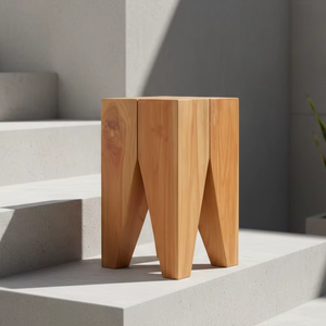 เก้าอี้ไม้สักสไตล์มินิมอล Ara Artisan Crafted พร้อมเคลือบผิวสัมผัสนุ่มนวลแบบธรรมชาติ สำหรับห้องนอน ห้องทำงาน และพื้นที่ตกแต่งภายในที่ทันสมัย - Product Image 2