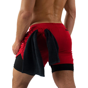 <b>Men</b>’s Lightweight 2-in-1 Running <b>Shorts</b> with Built-in <b>Compression</b> Liner Quick Dry Gym Workout <b>Shorts</b> - Product Image 3
