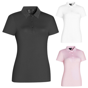 Camiseta Polo de Algodón para Mujer, Manga Corta, Estilo Casual, Logotipo Personalizado, Proveedor Mayorista, Calidad Premium, Tela Transpirable - Product Image 6