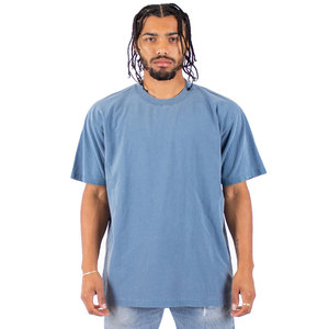 Camiseta de algodón 100% de corte holgado con logo personalizado, estilo urbano, de gran gramaje, de fabricante estadounidense, para venta al por mayor. - Product Image 6