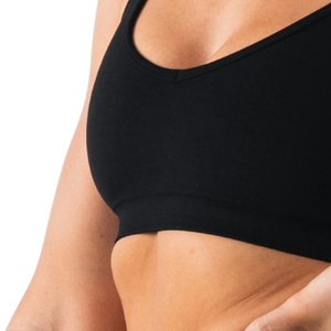 Soutien-gorge de sport sans coutures à bretelles pour femme, haute élasticité, pour yoga, gym, entraînement, sculptant, offrant un maintien optimal, performance, fitness, vêtements de sport - Product Image 6