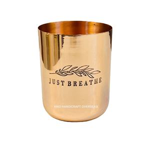 Support de bougie en cuivre fait main, best-seller, avec finition polie et design personnalisé pour la décoration d'éclairage domestique - Product Image 1