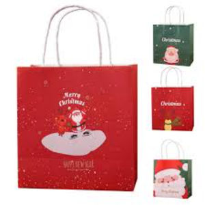 Sac fourre-tout de Noël personnalisé de qualité supérieure Article en soie personnalisé Style motif lettre Promotion Aus - Product Image 5
