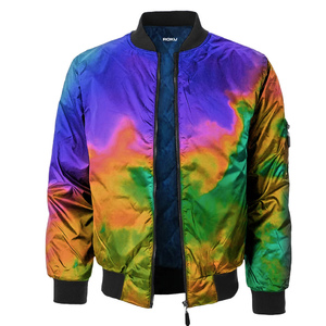 Unisex Customizable Windproof <b>Lightweight</b> Bomber <b>Jacket</b> Fashion Casual Winter Outerwear Custom Logo Colors Wholesale OEM/ODM - Product Image 1