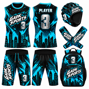 Uniformes de football américain 7v7 personnalisés de qualité supérieure, équipement de compression de haute qualité, ensembles de football 7 sur 7 - Product Image 2