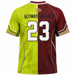 Maillot de sport unisexe personnalisé de qualité tournoi, sublimé, respirant, en maille, séchage rapide, anti-odeur, haute performance - Product Image 3
