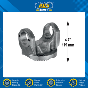 Líderes en la Suministro de Accesorios Automotrices: Soporte Universal en Cruz para Horquilla de Brida de 49.20mm x 155mm para Eje de Transmisión a Bajo Precio - Product Image 2