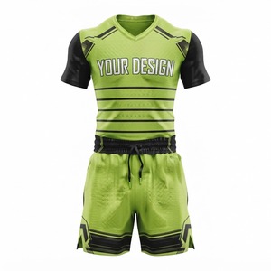 Conjunto Deportivo Personalizado para Hombre, Camiseta Deportiva Transpirable de Manga Corta y Pantalones Cortos de Entrenamiento a Juego para Clubes Deportivos - Product Image 1