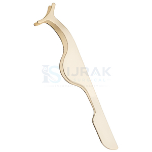 Pince à épiler chirurgicale de précision Ijrak en acier inoxydable à pointe lisse pour extensions de cils et application de maquillage des yeux - Product Image 1