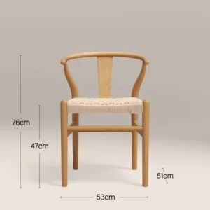 SILLA DE COMEDOR DE MADERA BJORN SINTERIOR NATURAL - Product Image 5