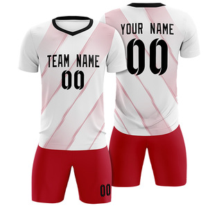 Ensembles de maillots de football américain pour hommes, nom de l'équipe, manches courtes, impression numérique personnalisée, séchage rapide, 100% coton, anti-UV, léger - Product Image 2