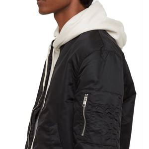 Chaquetas Bomber de Estilo Urbano, Corte Regular, Largas, Delgadas, Ideales para Viajar, Sin Ruido, Cortavientos de Poliéster, Elegantes - Product Image 6