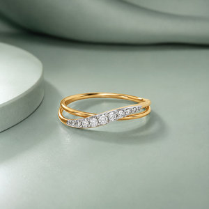 Anillo de mujer con diamante cultivado en laboratorio, corte brillante redondo, anillo de compromiso clásico en oro de 18K, 14K, 10K, plata 925, 935. - Product Image 1
