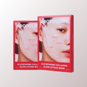Masque visage au collagène coréen K-Beauty Arotolroji Glutathione Collagen Glow Lifting Mask Fabriqué en Corée - Product Image 5