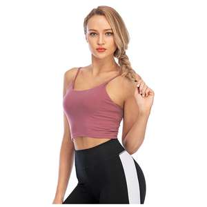 Sujetadores Deportivos sin Mangas con Logotipo Personalizado, Talla XL, Top Corto para Gimnasio y Yoga, Ropa Deportiva para Mujer, Conjunto Deportivo para Correr en Venta - Product Image 3