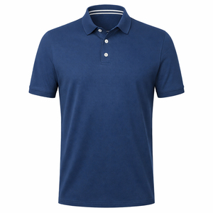 Polo personnalisé pour homme en coton piqué, fabrication OEM ODM, marque privée, polo pour homme en vente - Product Image 1