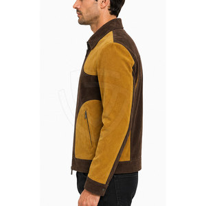 Premium <b>Suede</b> <b>Leather</b> <b>Jacket</b> With Classic Tailored Fit Soft Luxury Finish For Men Casual Wear Street Style And Everyday Fashion - Product Image 5