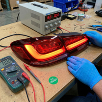 Nouveaux feux arrière LED Pavon rouge GTS OLED à effet écailles de dragon pour Série 3 F30 F35 F80 M3 2012-2019