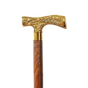Bâton de marche vintage en bois, bâton de randonnée réglable, canne en bois sculpté avec embout en caoutchouc pour usage extérieur - Product Image 5
